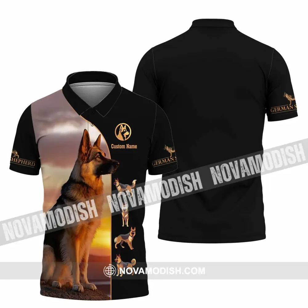 Unisex Shirt - Custom German Shepherd Shirt Polo Shirt / S T-shirt