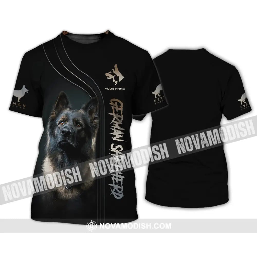 Unisex Shirt Custom German Shepherd T-Shirt For Dog Lovers / S T-Shirt