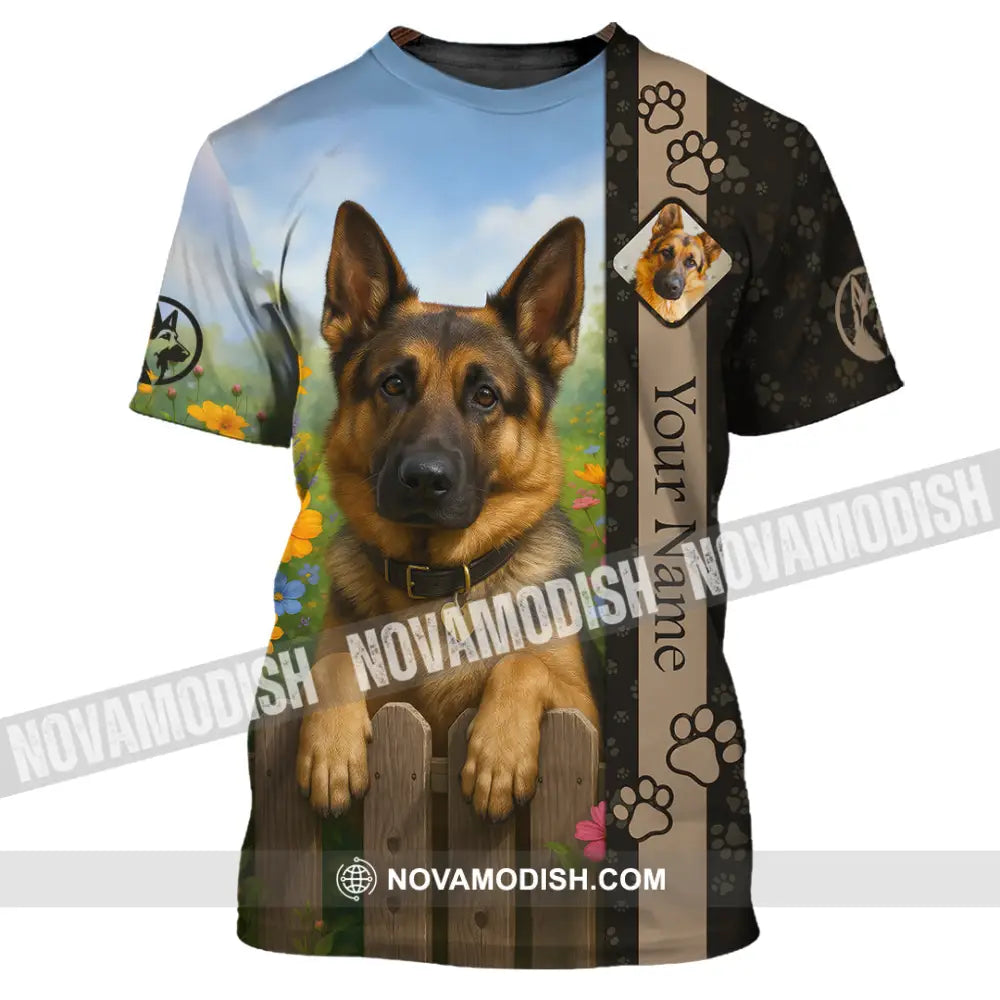 Unisex Shirt - Custom German Shepherd Shirt T-Shirt / S T-shirt