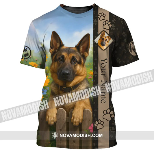 Unisex Shirt - Custom German Shepherd Shirt T-Shirt / S T-shirt