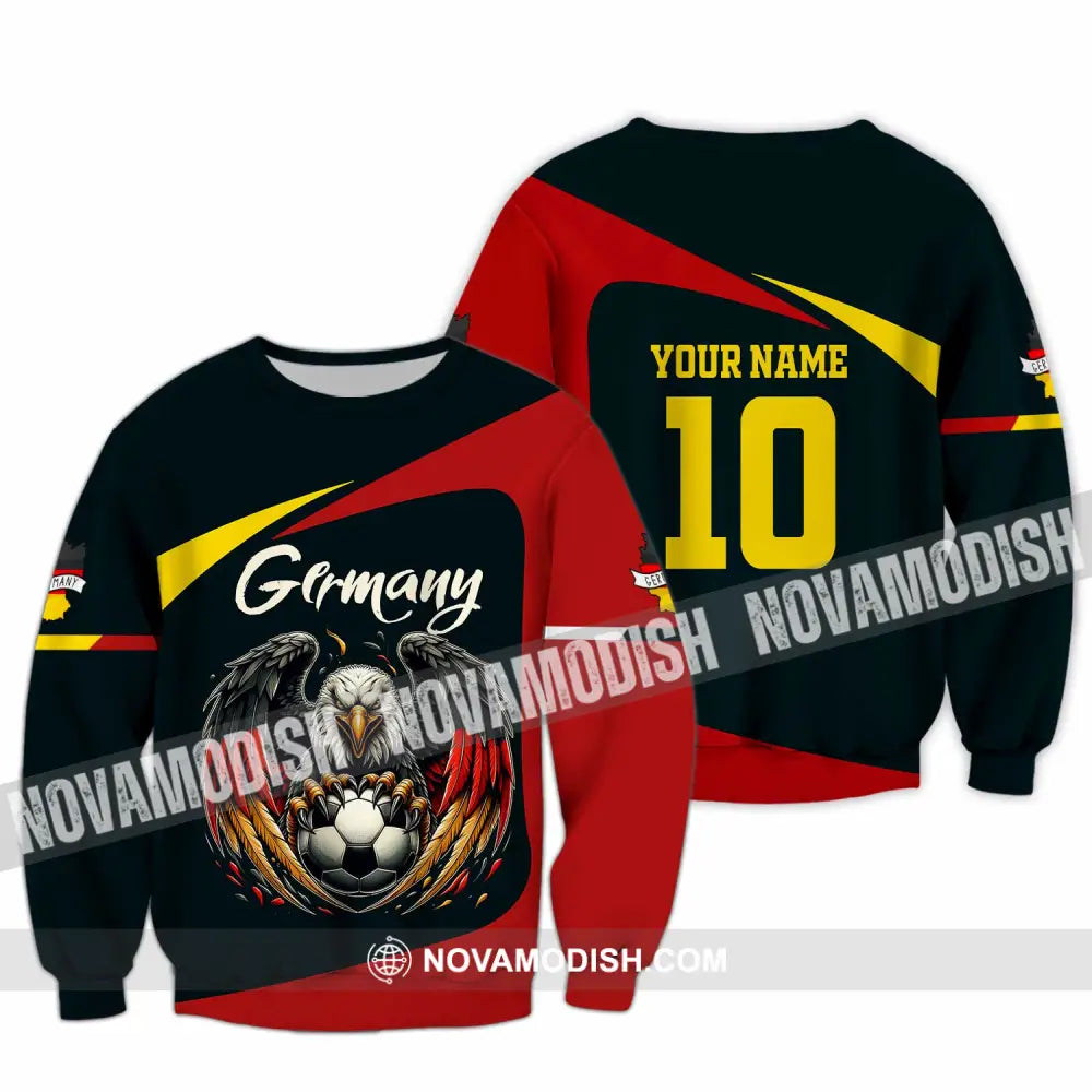 Unisex Shirt - Custom Germany 3D Shirt Long Sleeve / S T-shirt