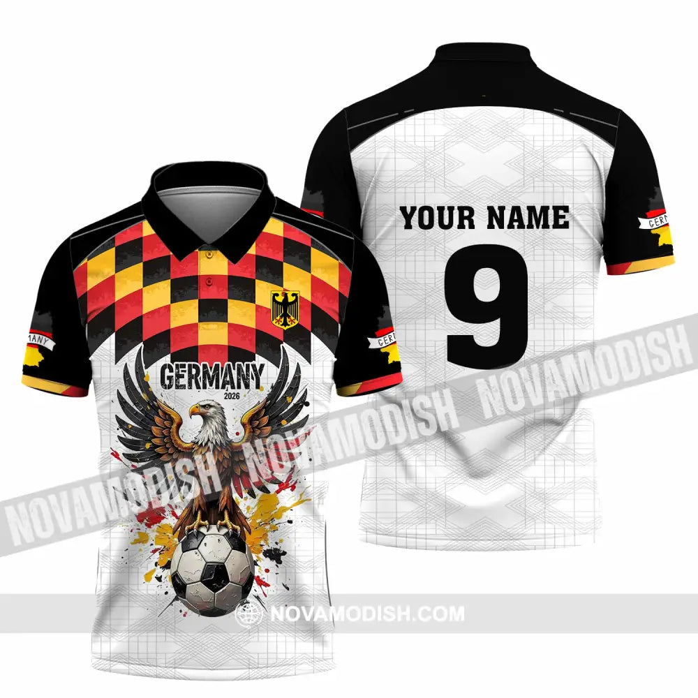 Unisex Shirt - Custom Germany 3D Shirt Polo Shirt / S T-shirt