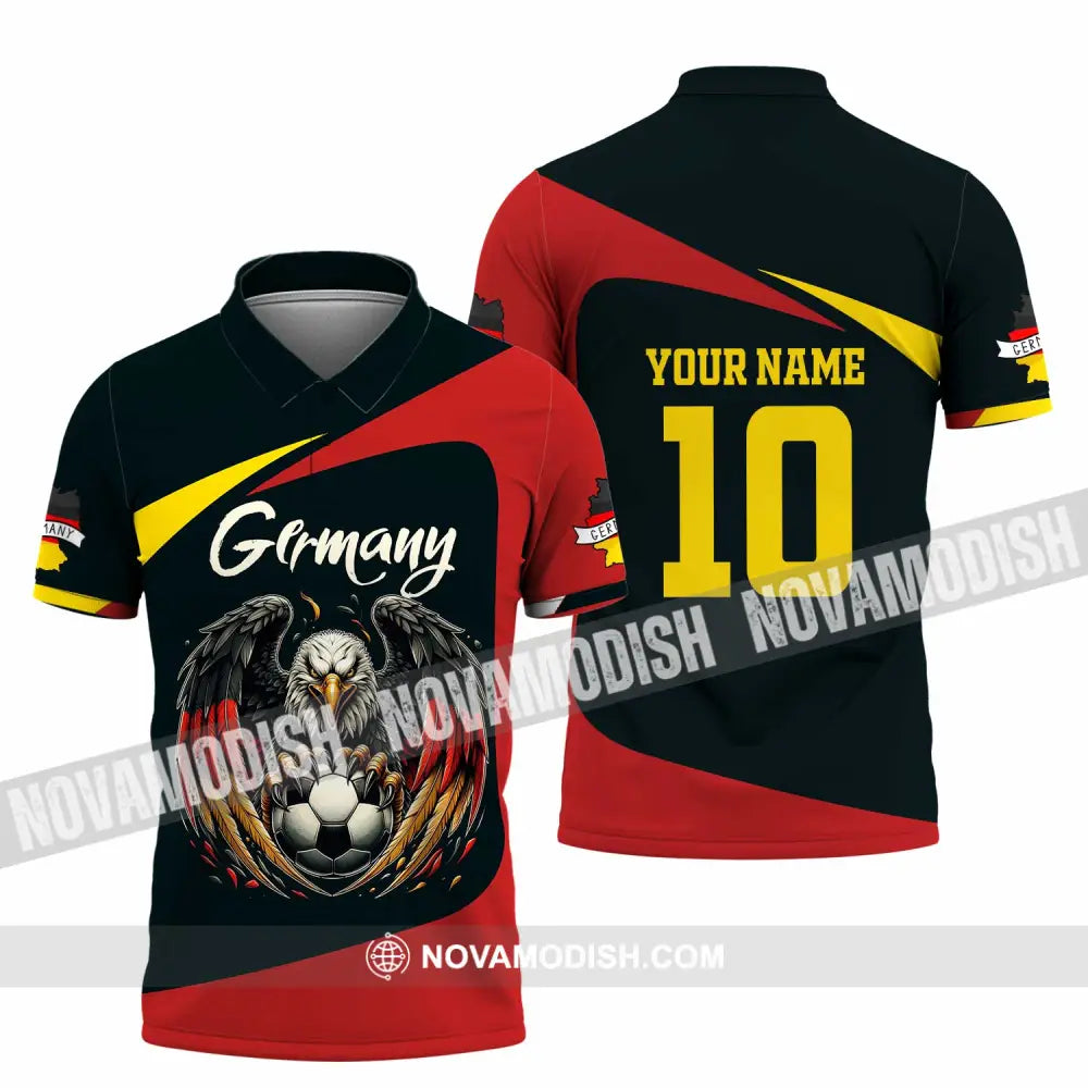 Unisex Shirt - Custom Germany 3D Shirt Polo Shirt / S T-shirt