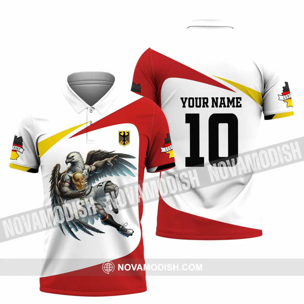 Unisex Shirt - Custom Germany 3D Shirt Polo Shirt / S T-shirt