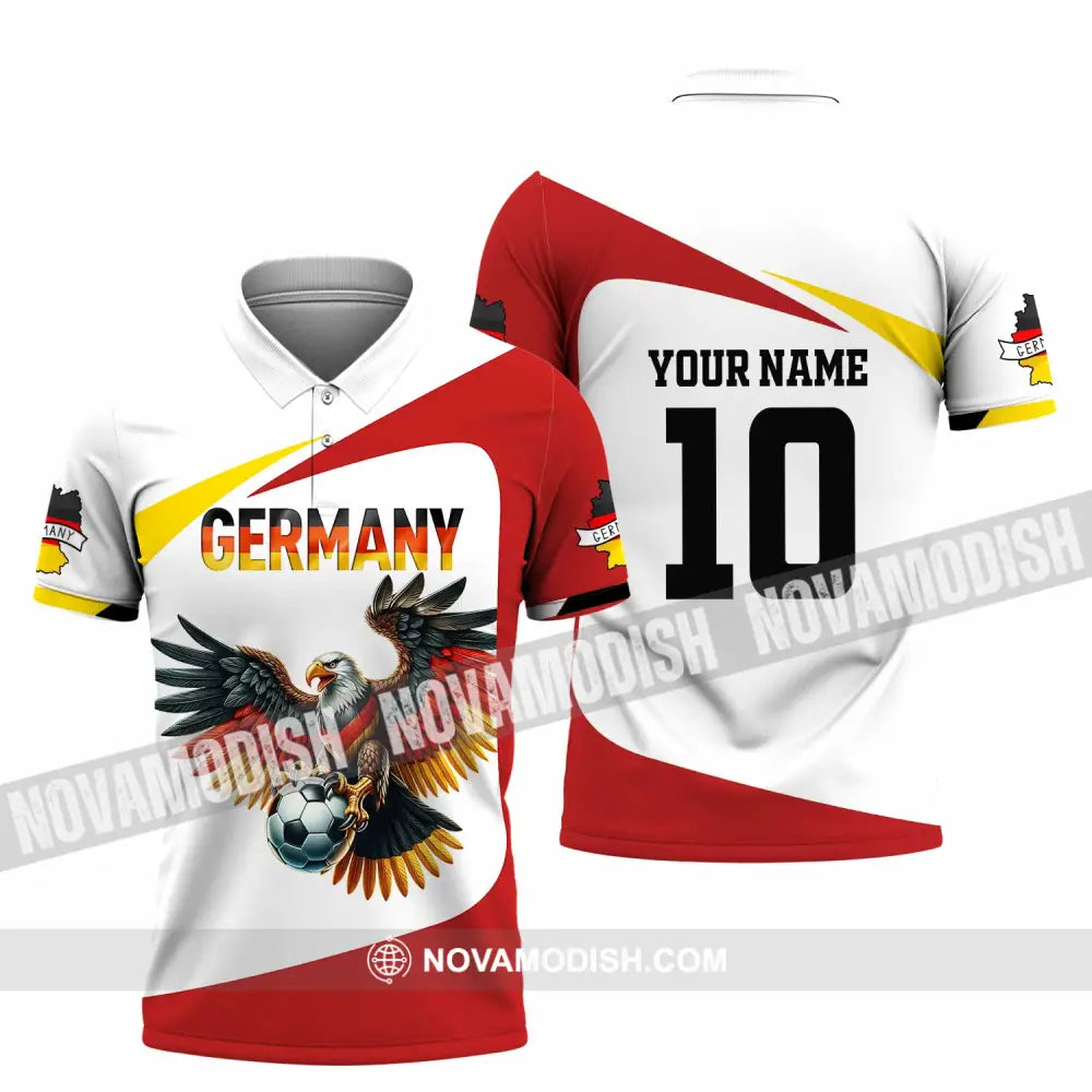 Unisex Shirt - Custom Germany 3D Shirt Polo Shirt / S T-shirt