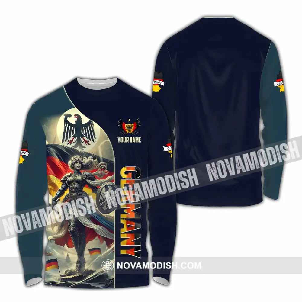 Unisex Shirt - Custom Germany Shirt Long Sleeve Shirt / S T-shirt