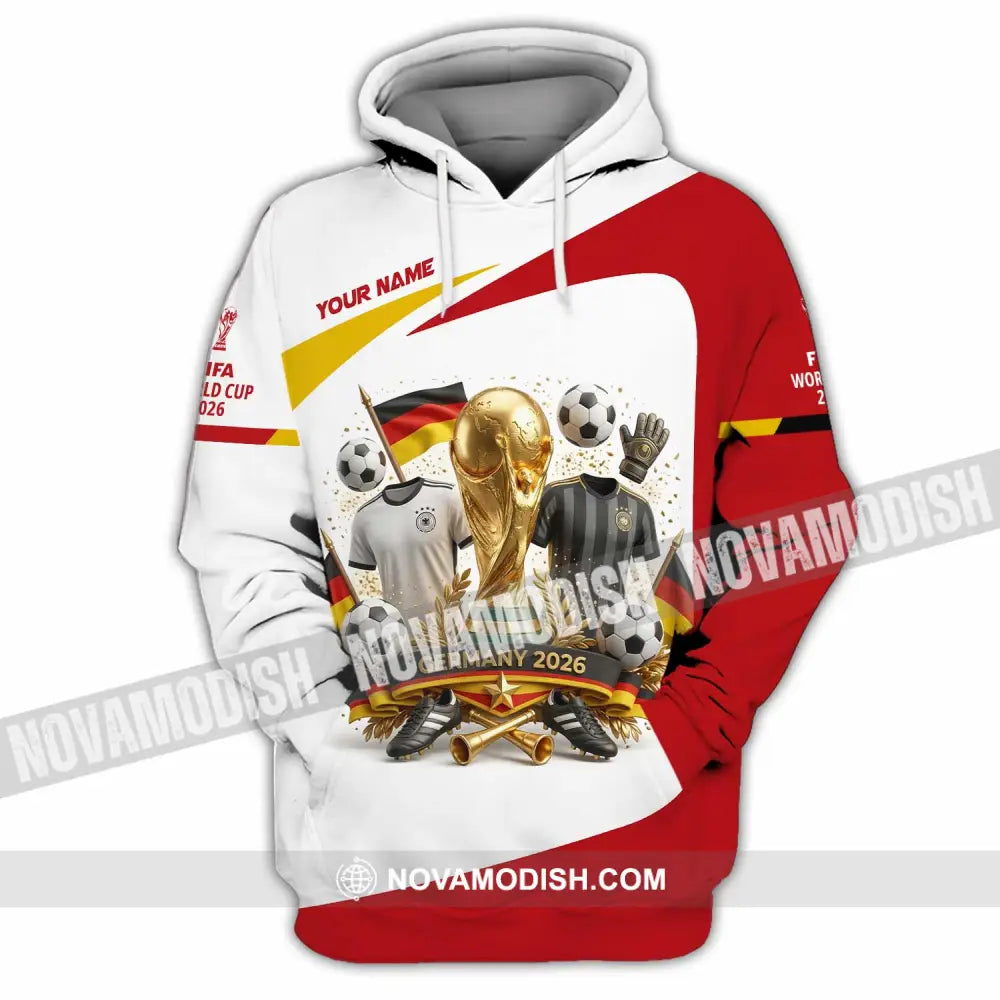 Unisex Shirt - Custom Germany World Cup 2026 3D Shirt - Hoodie / S - T-shirt