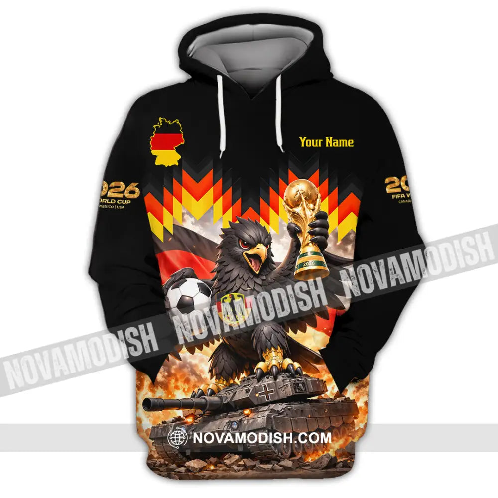 Unisex Shirt - Custom Germany World Cup 2026 3D Shirt Hoodie / S T-shirt