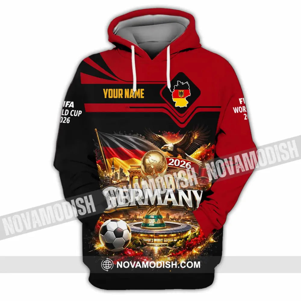 Unisex Shirt - Custom Germany World Cup 2026 3D Shirt Hoodie / S T-shirt