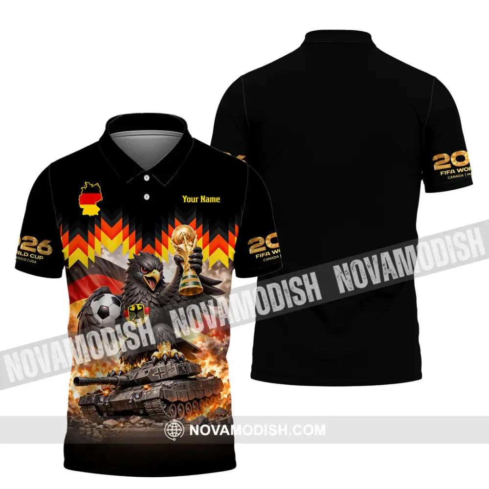 Unisex Shirt - Custom Germany World Cup 2026 3D Shirt Polo Shirt / S T-shirt