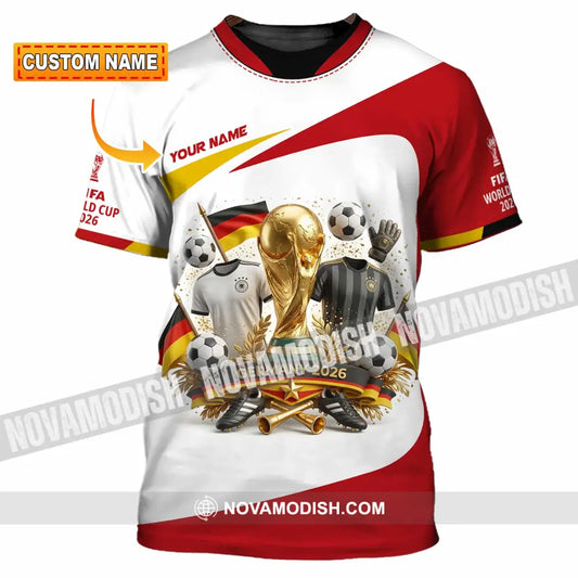Unisex Shirt - Custom Germany World Cup 2026 3D Shirt - T-shirt