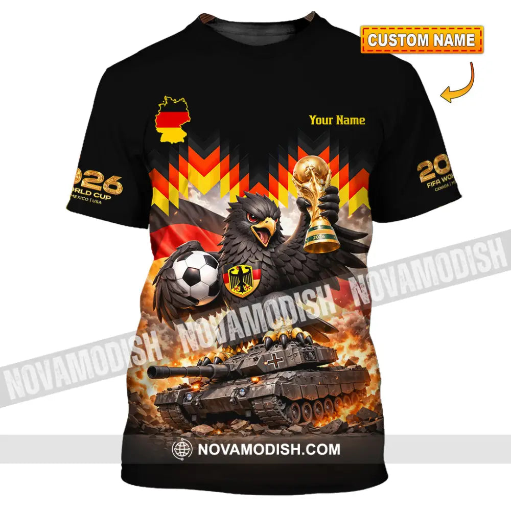 Unisex Shirt - Custom Germany World Cup 2026 3D Shirt T-shirt