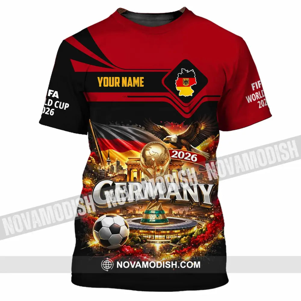 Unisex Shirt - Custom Germany World Cup 2026 3D Shirt T-Shirt / S T-shirt