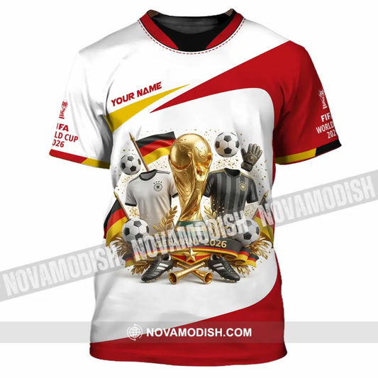Unisex Shirt - Custom Germany World Cup 2026 3D Shirt - T-Shirt / S - T-shirt