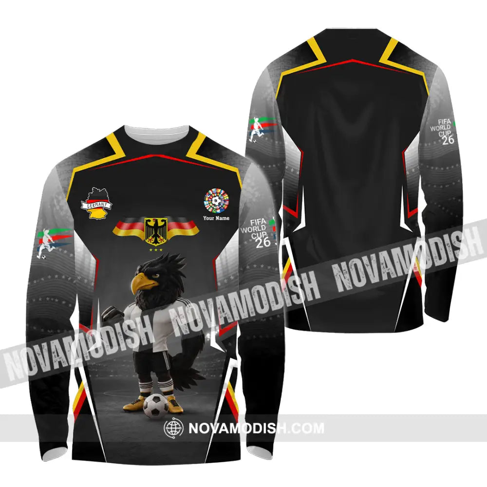 Unisex Shirt - Custom Germany World Cup 2026 Shirt - Long Sleeve Shirt / S - T-shirt
