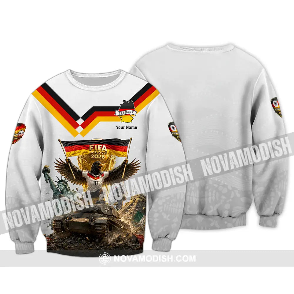 Unisex Shirt - Custom Germany World Cup 2026 Shirt - Long Sleeve / S - T-shirt