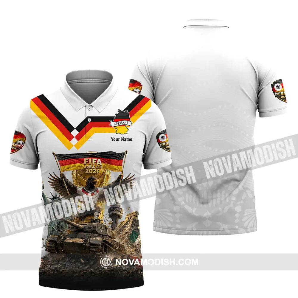 Unisex Shirt - Custom Germany World Cup 2026 Shirt - Polo Shirt / S - T-shirt