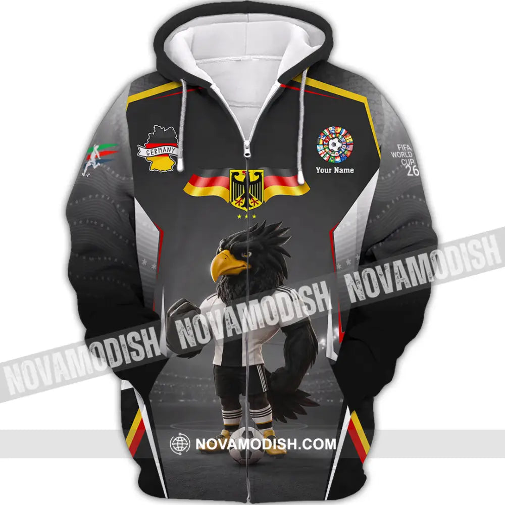 Unisex Shirt - Custom Germany World Cup 2026 Shirt - Zipper Hoodie / S - T-shirt