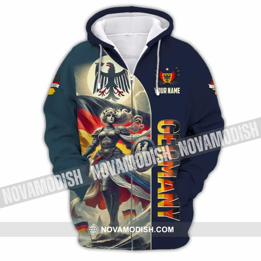 Unisex Shirt - Custom Germany Shirt Zipper Hoodie / S T-shirt