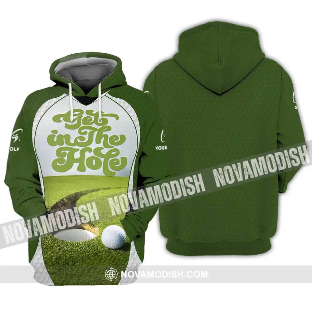 Unisex Shirt - Custom Get In The Hole Golf Shirt Hoodie / S T-shirt
