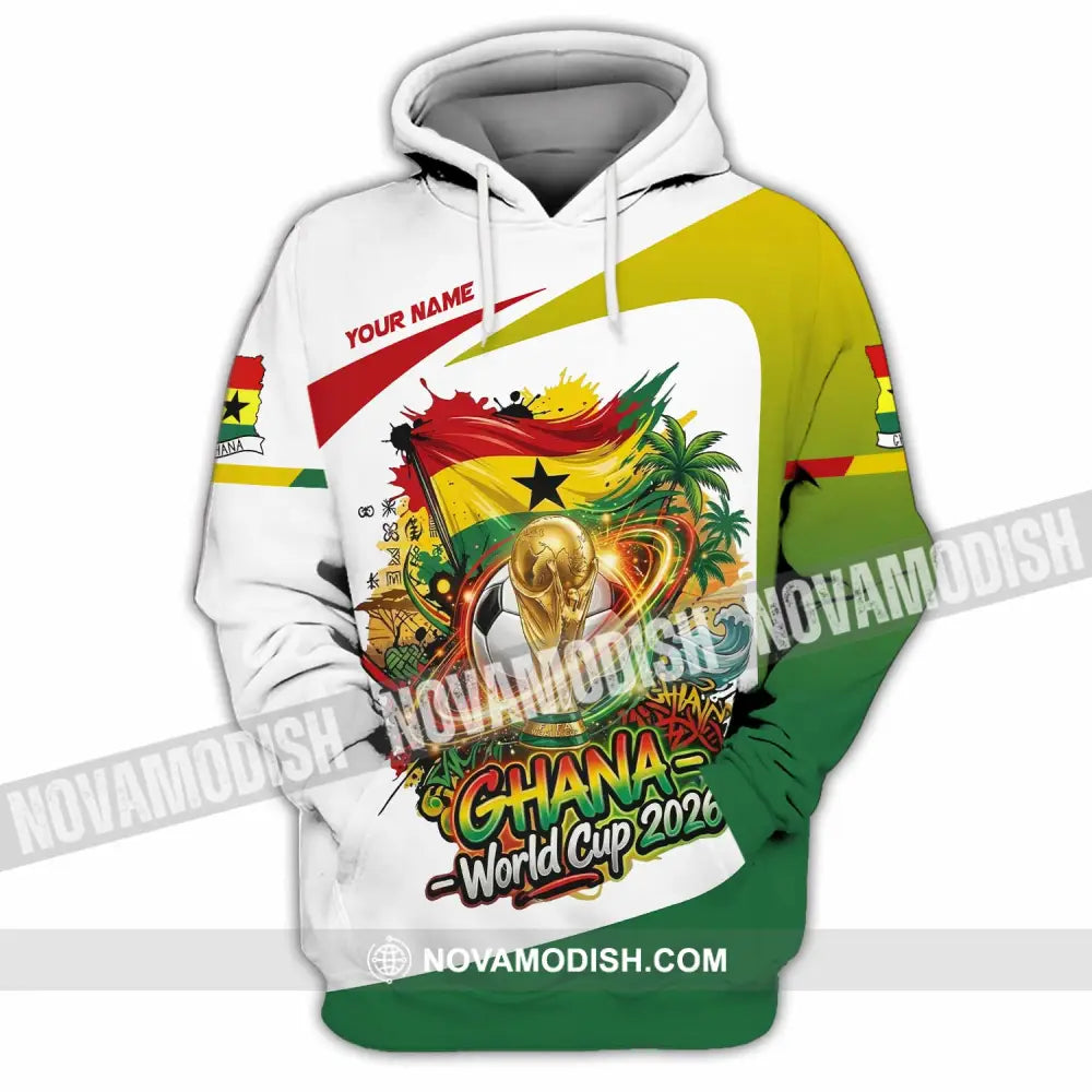 Unisex Shirt - Custom Ghana World Cup 2026 3D Shirt Hoodie / S T-shirt