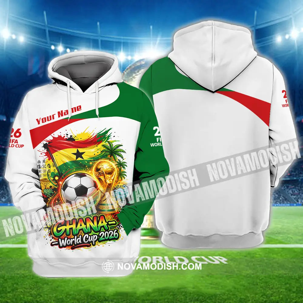 Unisex Shirt - Custom Ghana World Cup 2026 3D Shirt - Hoodie / S - T-shirt