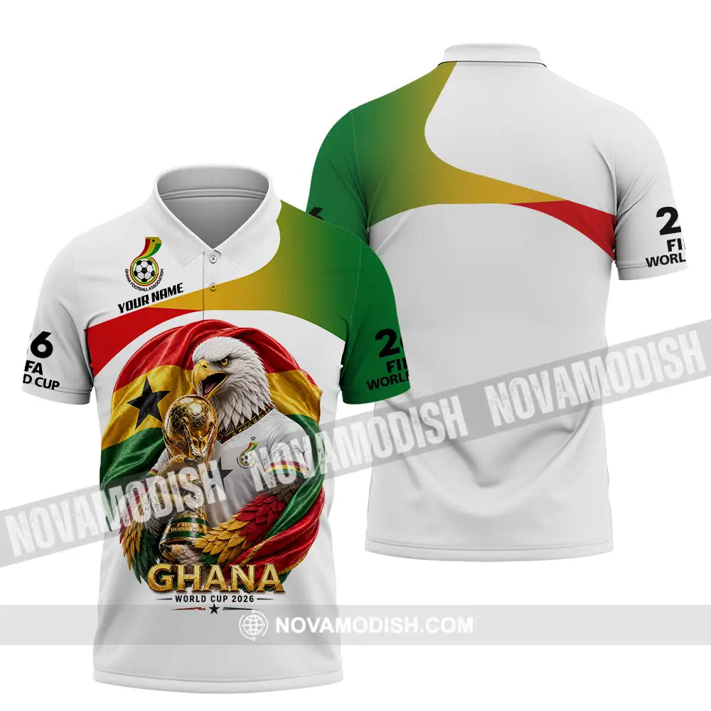 Unisex Shirt - Custom Ghana World Cup 2026 3D Shirt - Polo Shirt / S - T-shirt