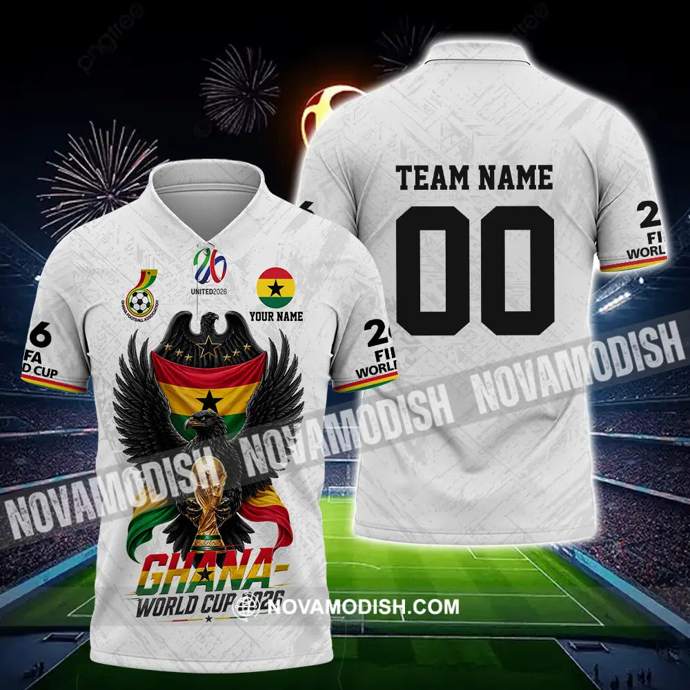 Unisex Shirt - Custom Ghana World Cup 2026 3D Shirt - T-shirt