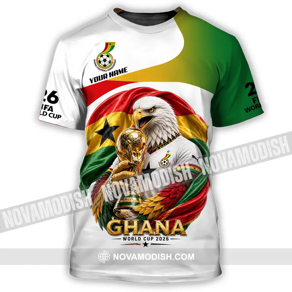 Unisex Shirt - Custom Ghana World Cup 2026 3D Shirt - T-Shirt / S - T-shirt