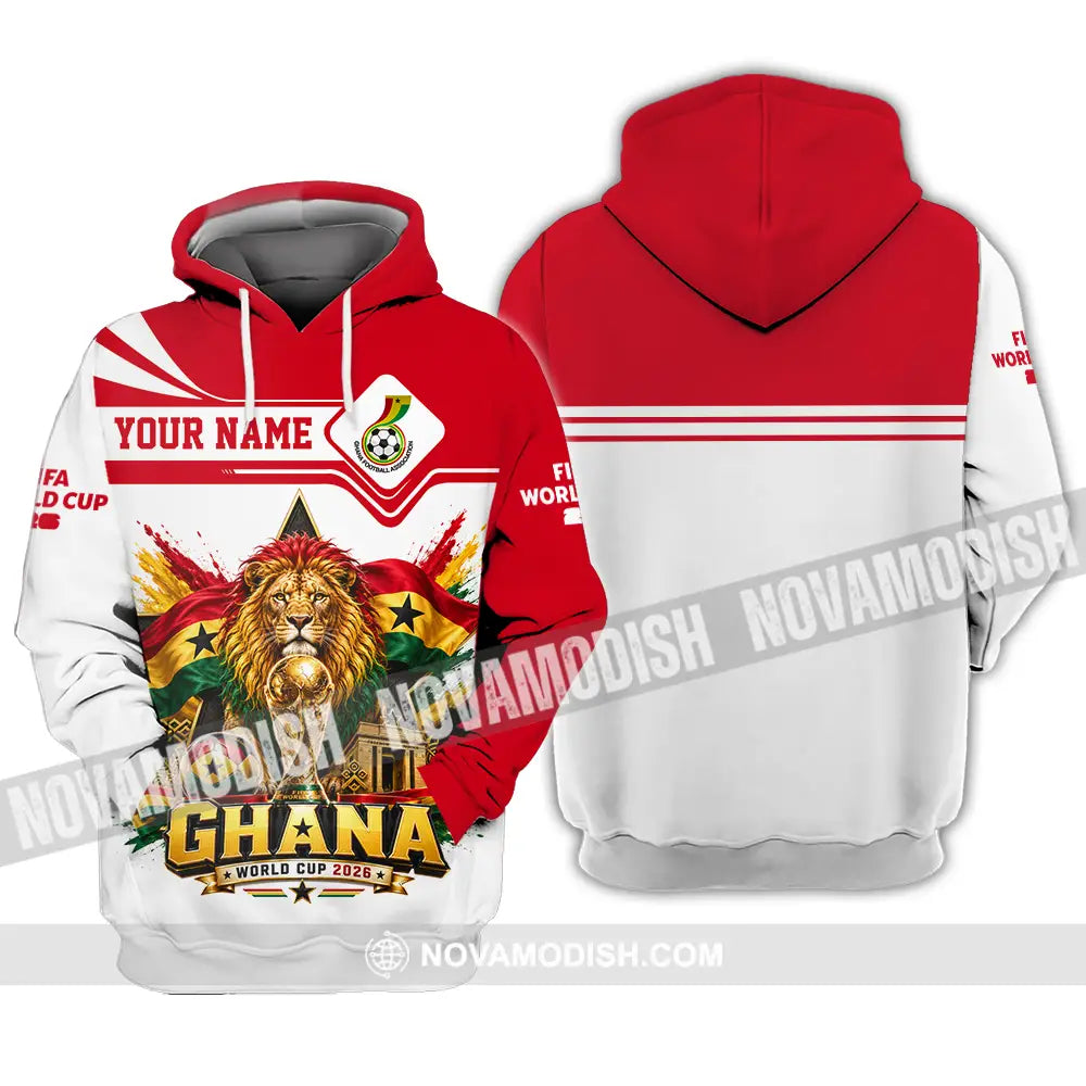 Unisex Shirt - Custom Ghana World Cup 2026 Shirt - Hoodie / S - T-shirt