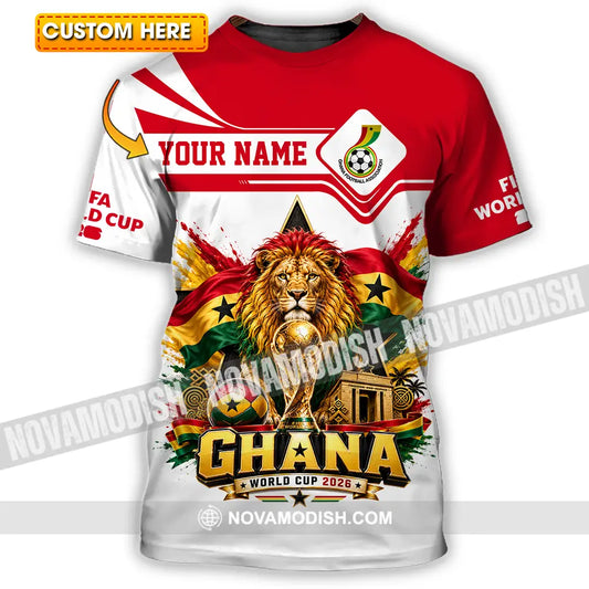 Unisex Shirt - Custom Ghana World Cup 2026 Shirt - T-shirt