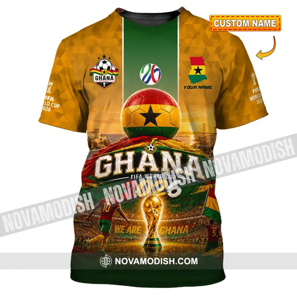 Unisex Shirt - Custom Ghana World Cup 2026 Shirt - T-shirt