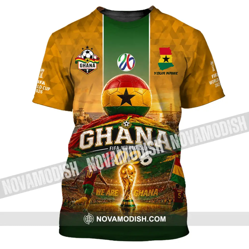 Unisex Shirt - Custom Ghana World Cup 2026 Shirt - T-Shirt / S - T-shirt