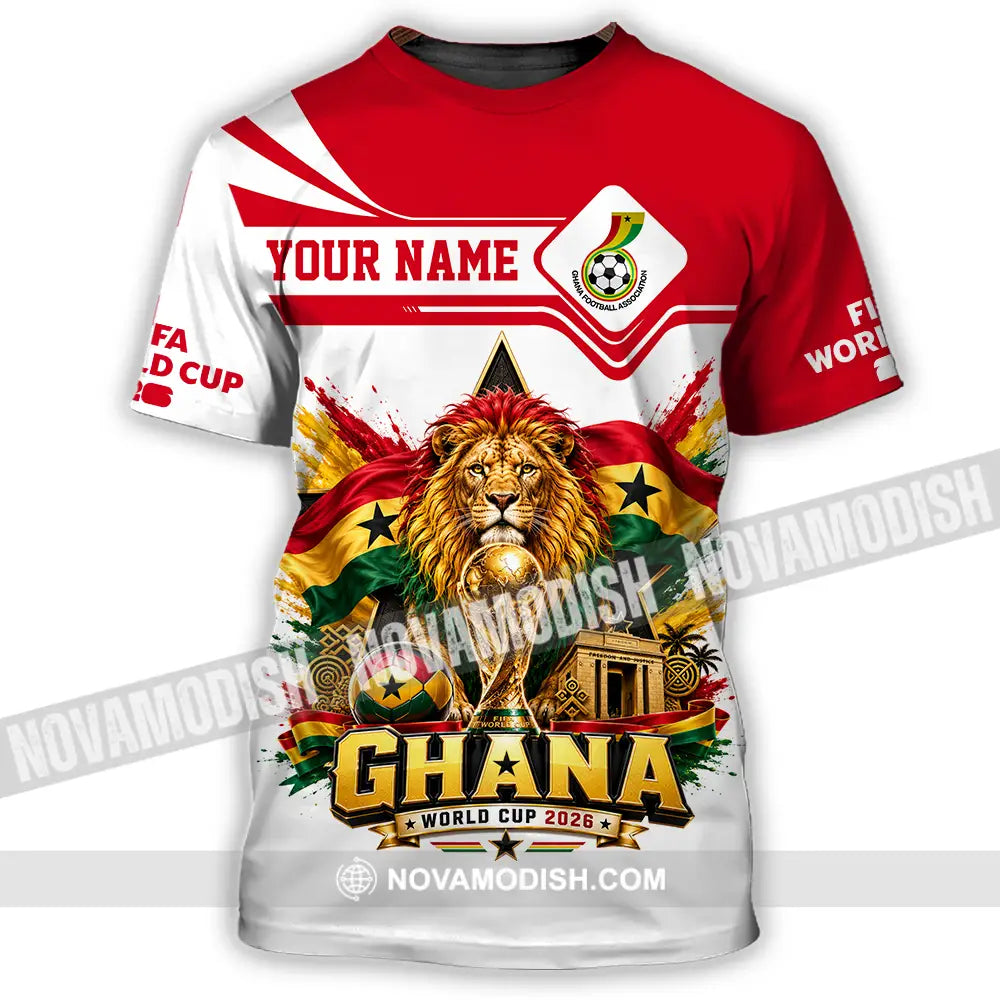 Unisex Shirt - Custom Ghana World Cup 2026 Shirt - T-Shirt / S - T-shirt