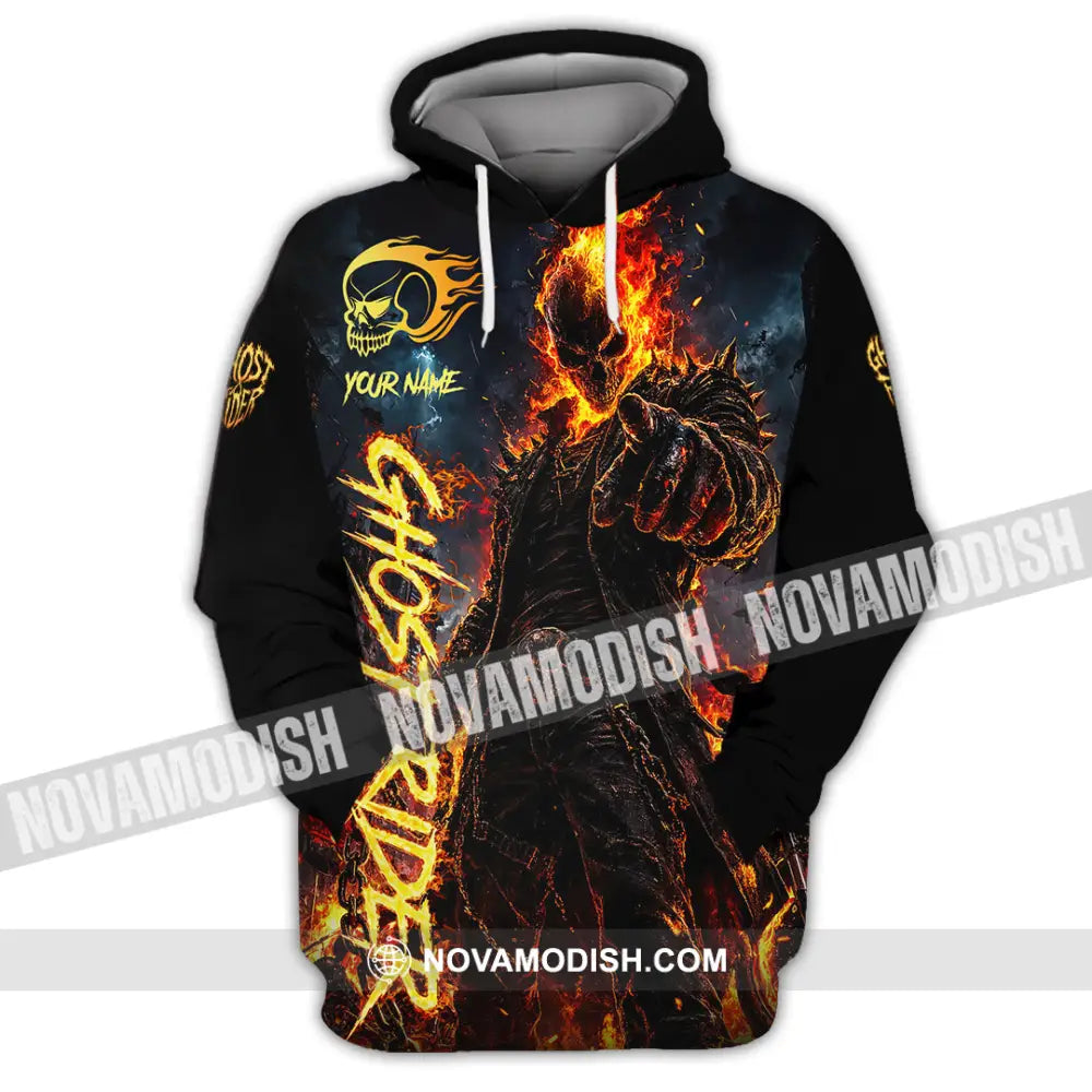 Unisex Shirt - Custom Ghost Rider Shirt - Hoodie / S - T-shirt