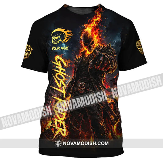 Unisex Shirt - Custom Ghost Rider Shirt - T-Shirt / S - T-shirt