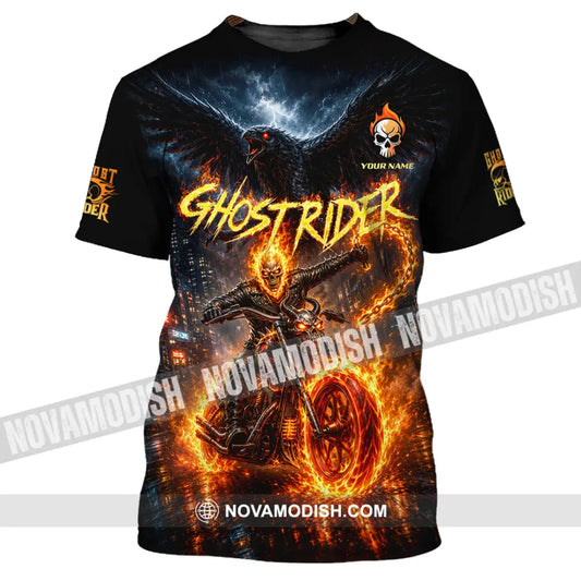 Unisex Shirt - Custom Ghost Rider Shirt - T-Shirt / S - T-shirt