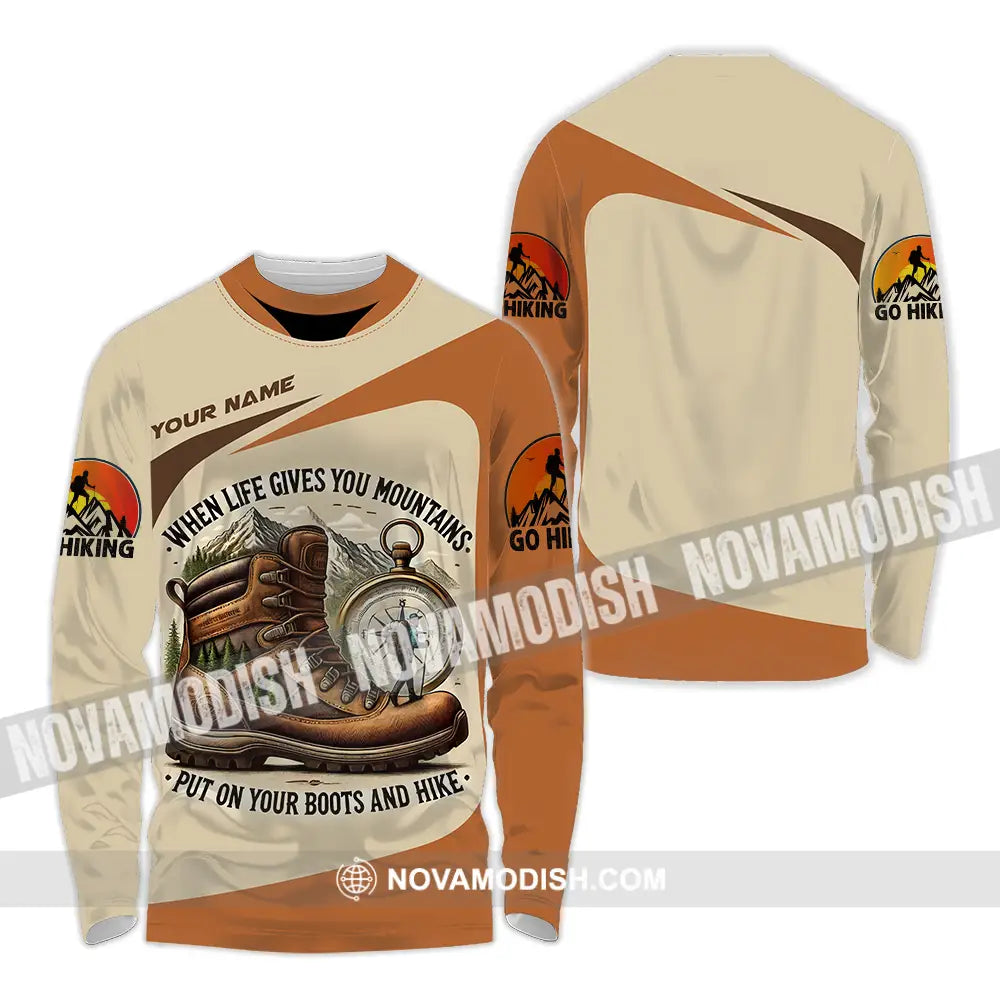 Unisex Shirt - Custom Go Hiking 3D Shirt Long Sleeve Shirt / S T-shirt
