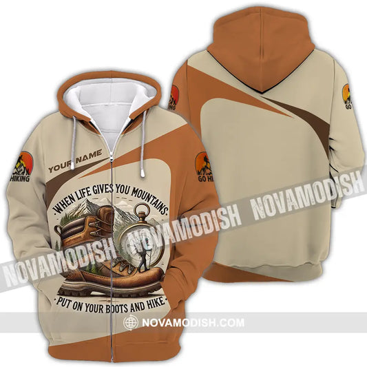 Unisex Shirt - Custom Go Hiking 3D Shirt Zipper Hoodie / S T-shirt