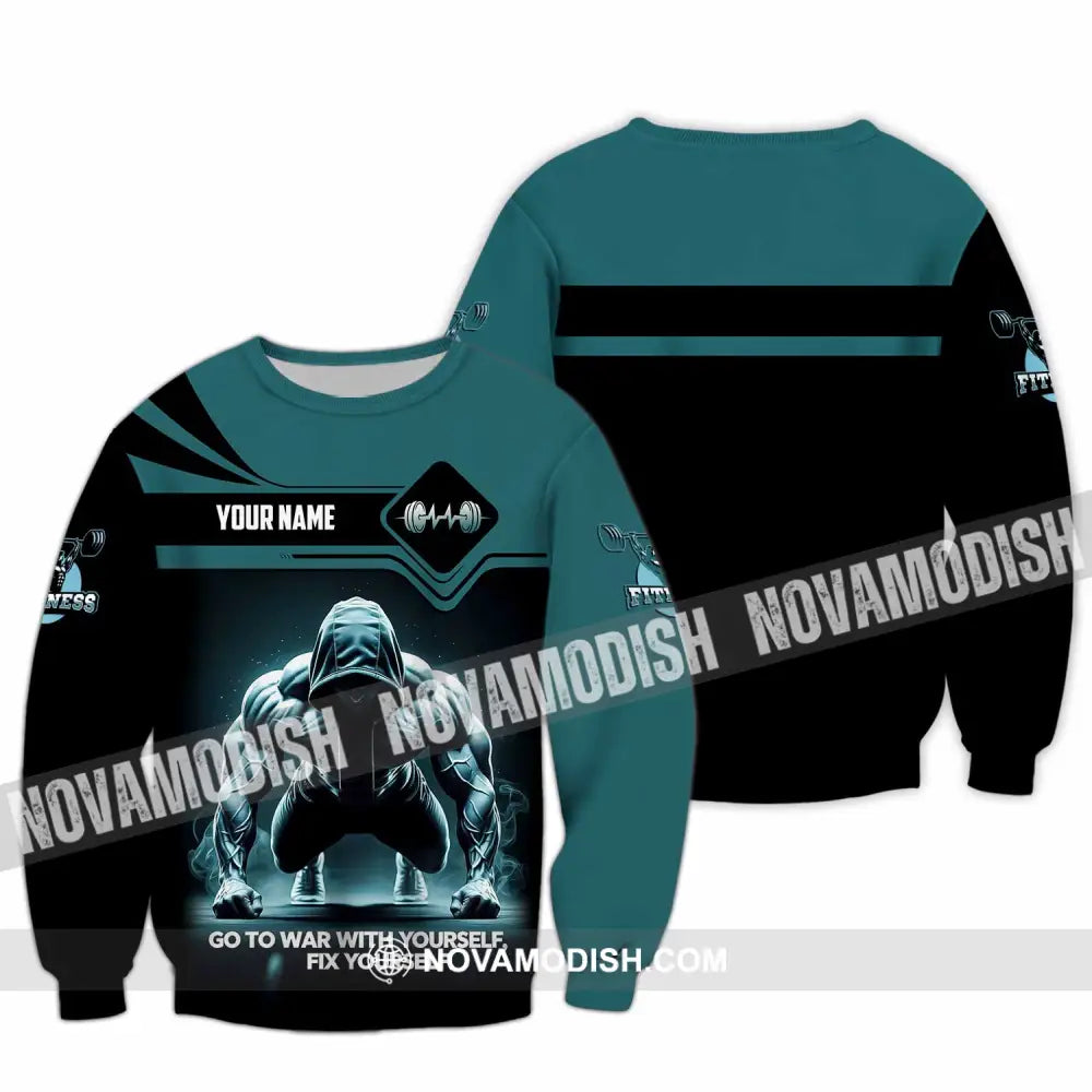 Unisex Shirt - Custom Go To War With Yourself Fix Yourself 3D Shirt Long Sleeve / S T-shirt