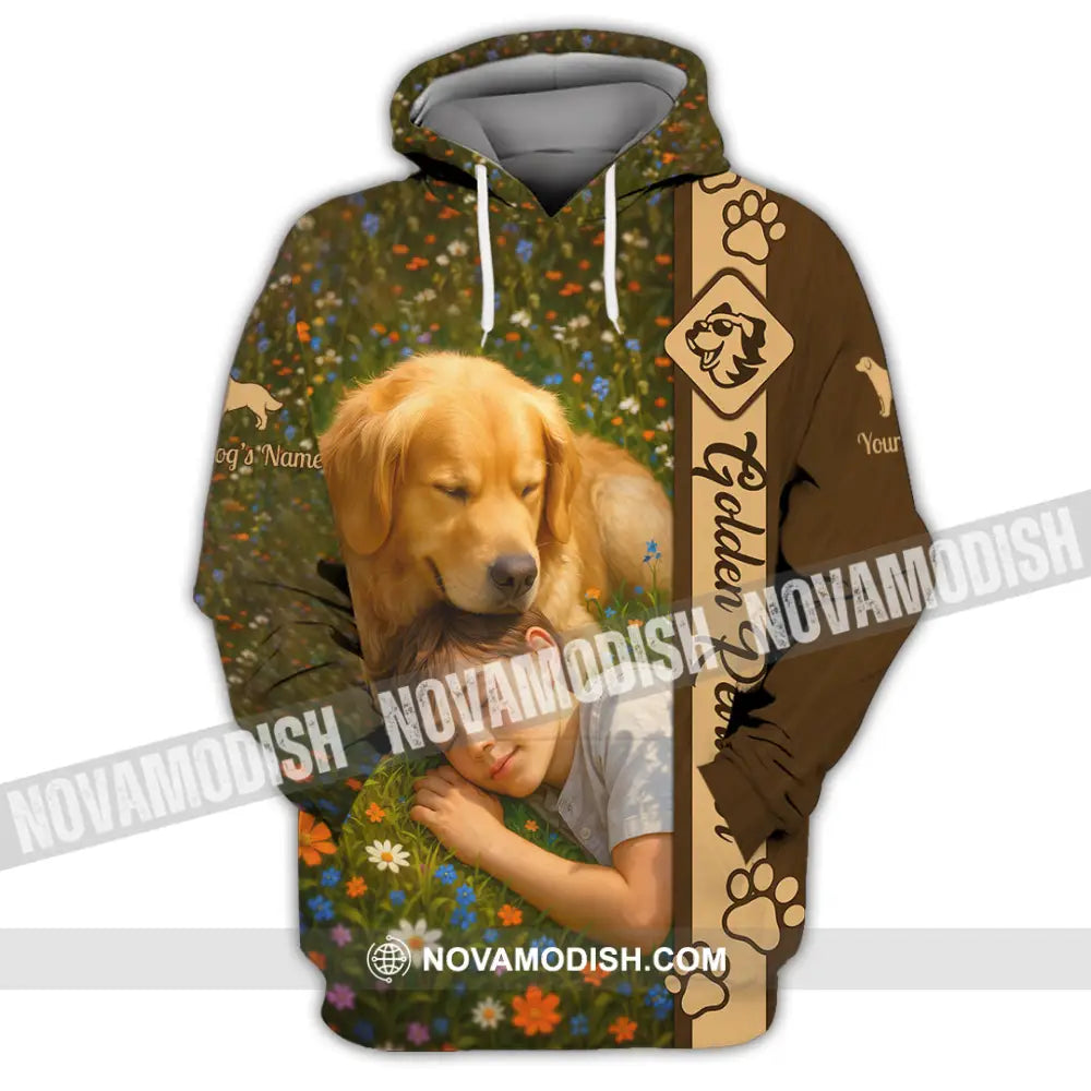 Unisex Shirt - Custom Golden Retriever Shirt Hoodie / S T-shirt