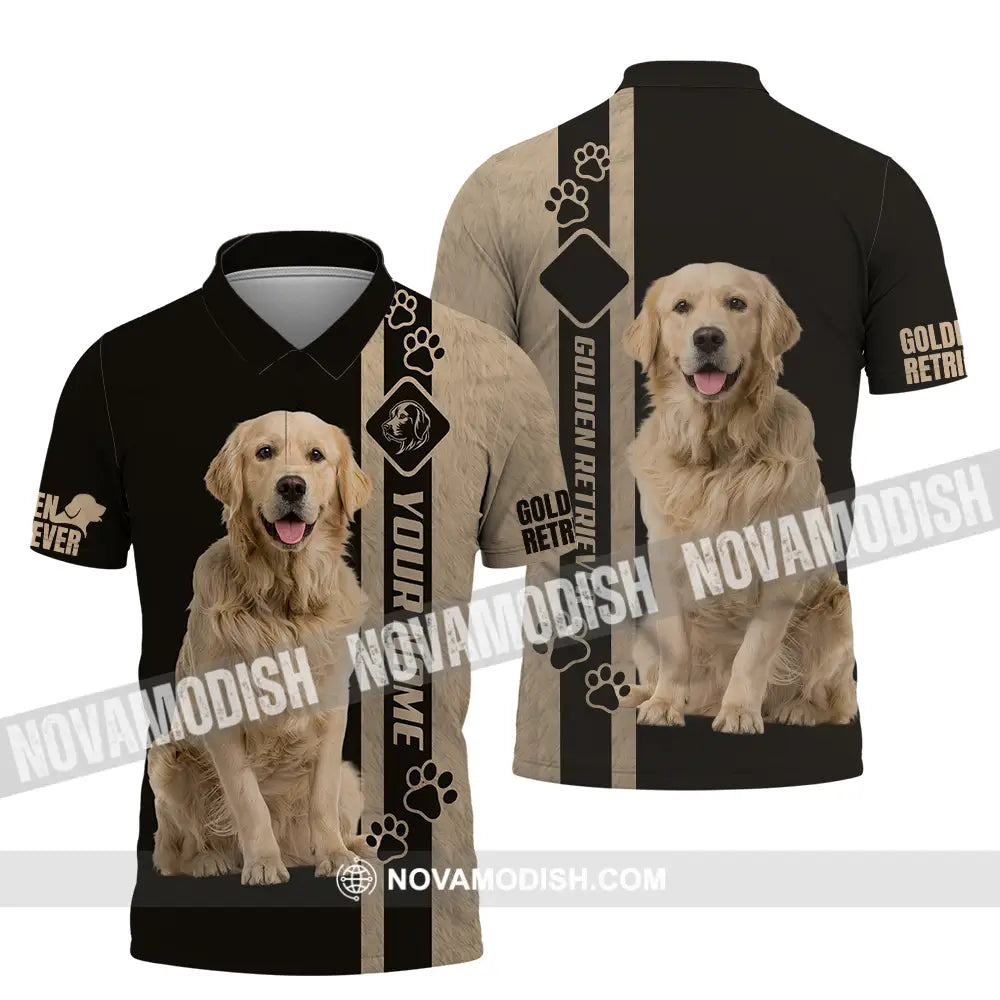 Unisex Shirt - Custom Golden Retriever Shirt Polo Shirt / S T-shirt