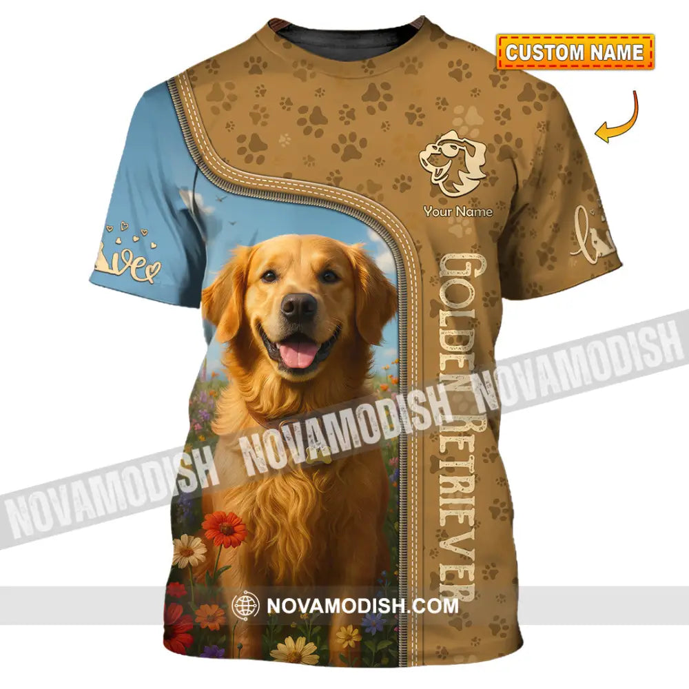 Unisex Shirt - Custom Golden Retriever Shirt T-shirt