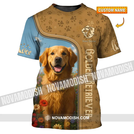 Unisex Shirt - Custom Golden Retriever Shirt T-shirt
