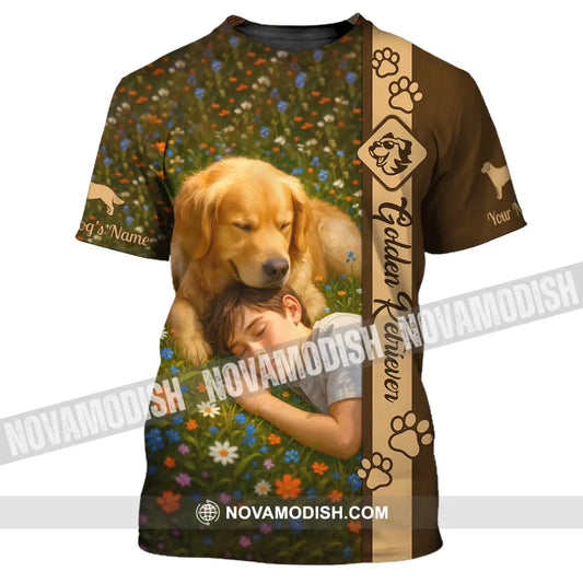 Unisex Shirt - Custom Golden Retriever Shirt T-Shirt / S T-shirt