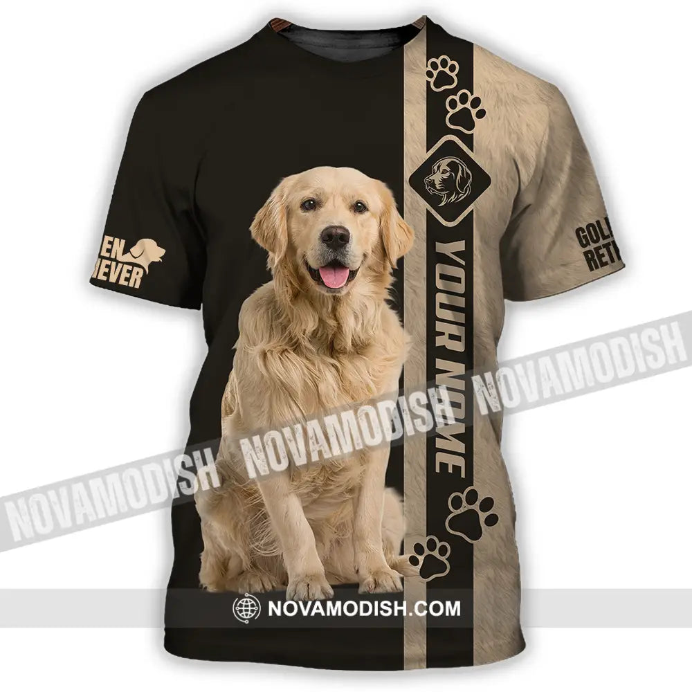 Unisex Shirt - Custom Golden Retriever Shirt T-Shirt / S T-shirt