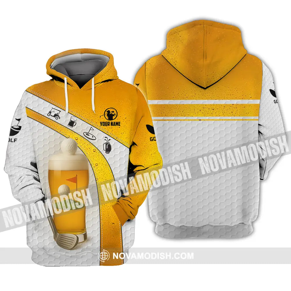 Unisex Shirt - Custom Golf And Beer Shirt Hoodie / S T-shirt