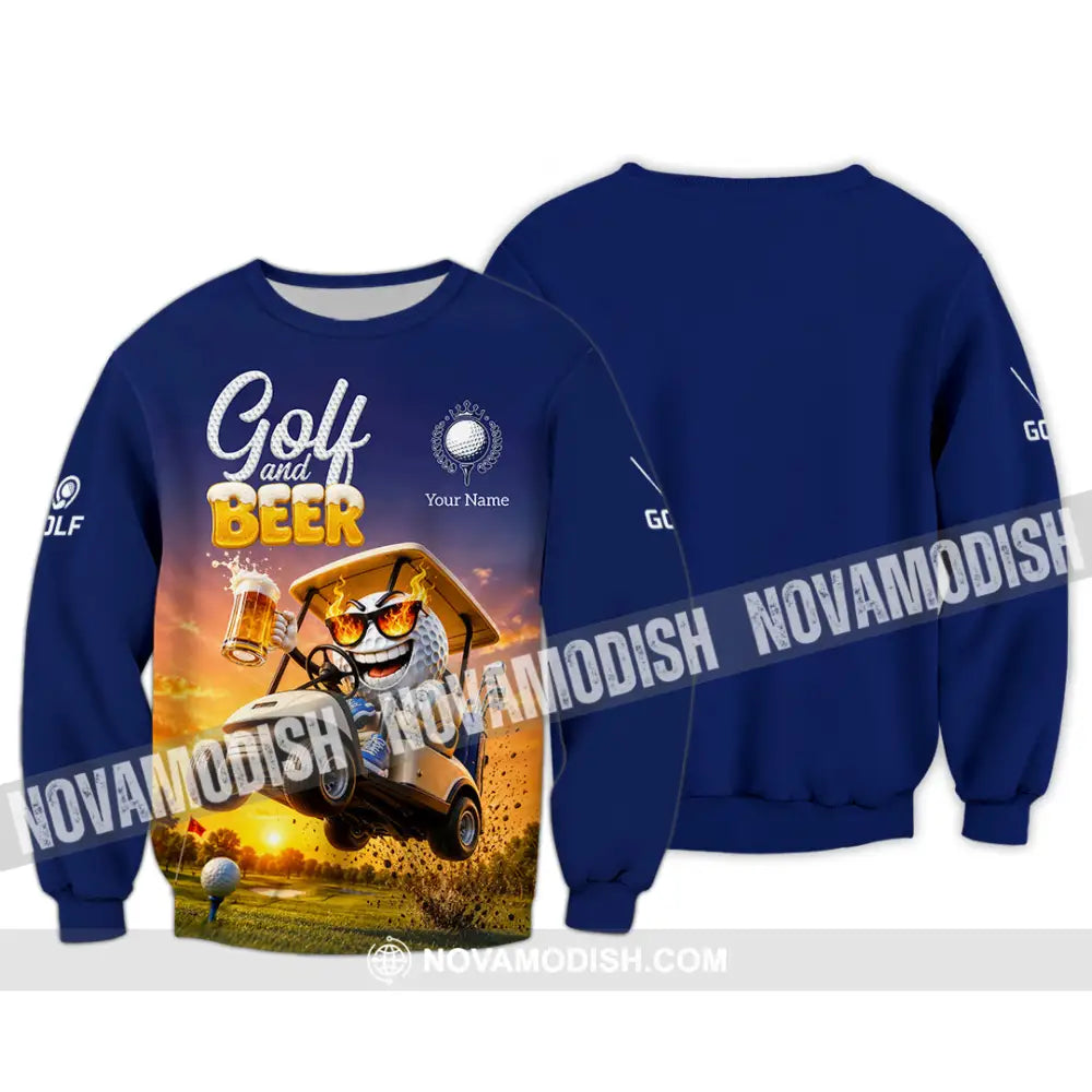 Unisex Shirt - Custom Golf And Free Shirt - Long Sleeve / S - T-shirt