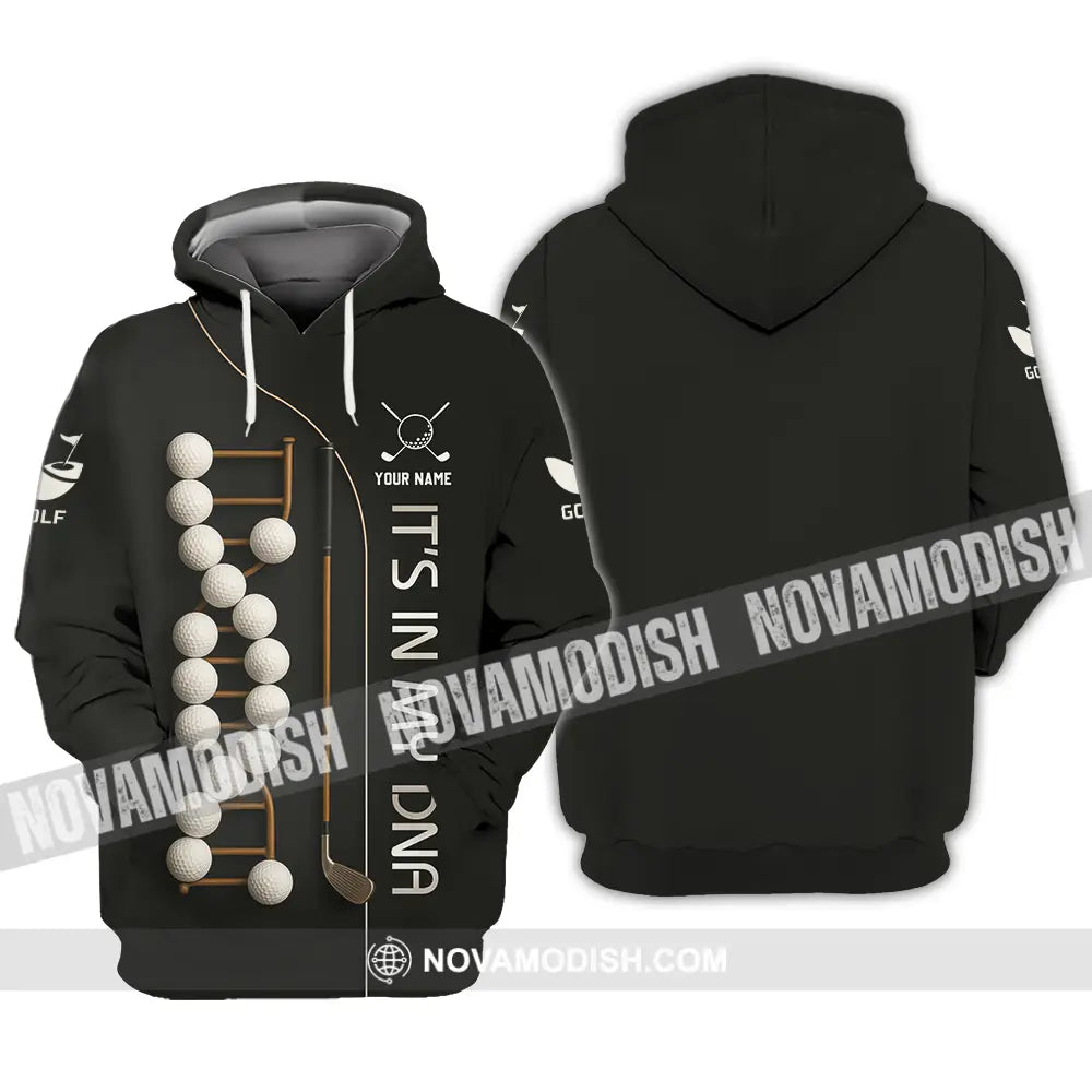 Unisex Shirt - Custom Golf In My DNA Shirt Hoodie / S T-shirt