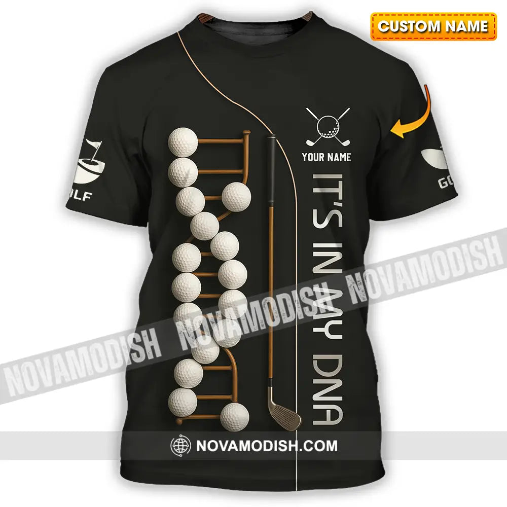 Unisex Shirt - Custom Golf In My DNA Shirt T-shirt